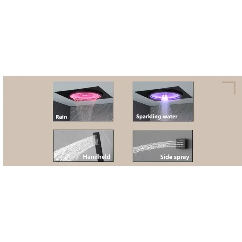 Smart LED Shower Set Bathroom  - Spa & Wellness Hotel Diament Ustroń Zdjęcia ulasan dan harga