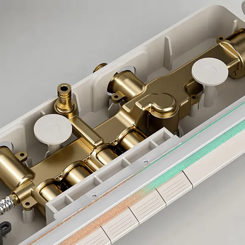 Brass Digital Waterfall Shower - Spa & Wellness Hotel Diament Ustroń Zdjęcia ulasan dan harga