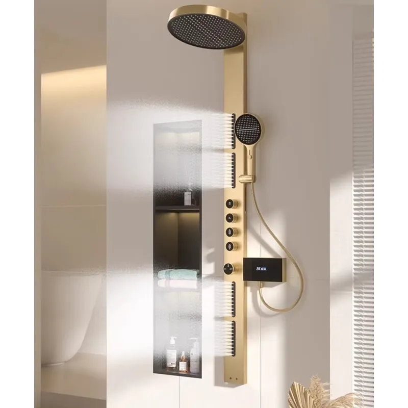 Brass Rainfall Shower Panel Se - Spa & Wellness Hotel Diament Ustroń Zdjęcia ulasan dan harga